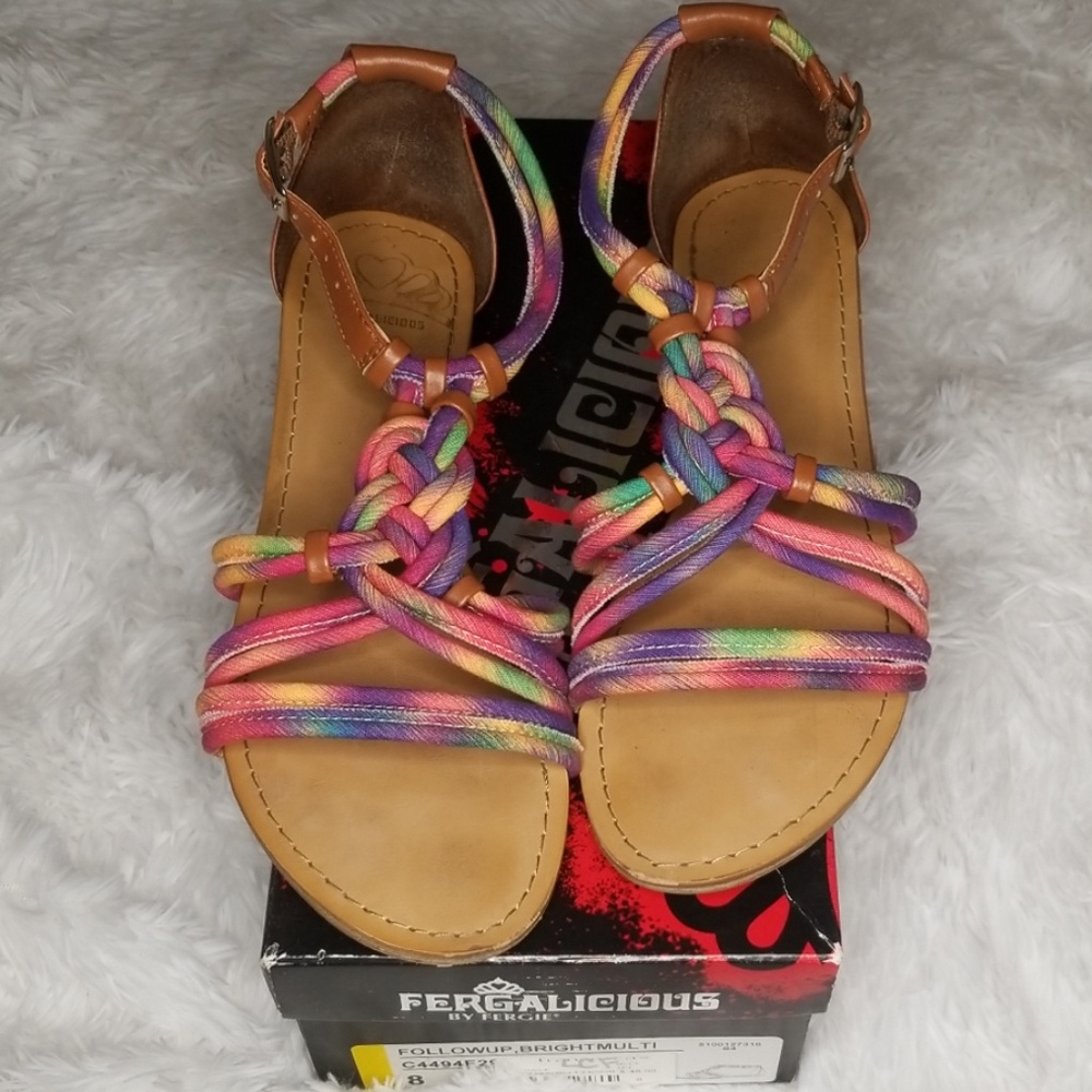 Multi color sandal